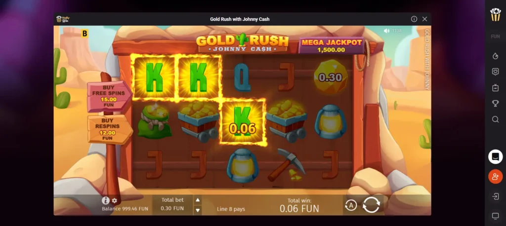 Gold Rush with Johnny Cash at Holly Win Casino
