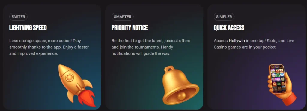 Features of Mobile App